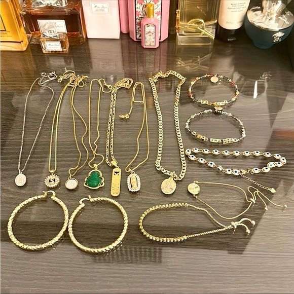 Jewelry - 😍(FINAL PRICE DROP)GOLD FILLED/STERLING SILVER JEWELRY BUNDLE😍